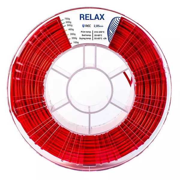 RELAX пластик REC 2.85 мм, 750 гр красный