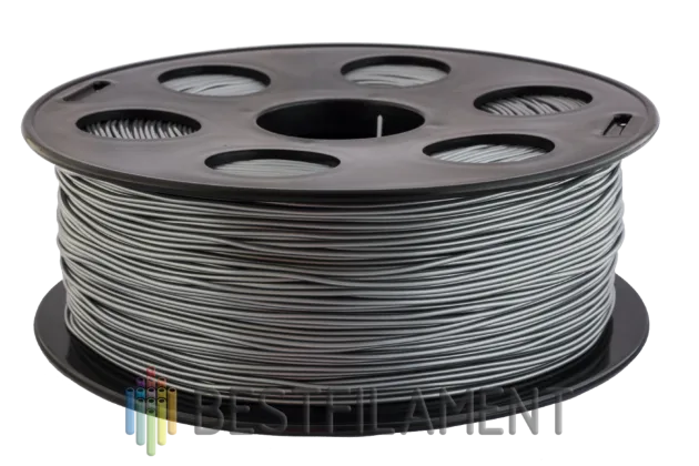 Пластик Bestfilament PETG серебристый металлик 1.75 мм, 1 кг