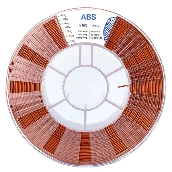 ABS пластик REC 1.75 мм коричневый