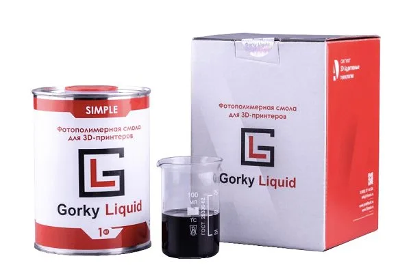 Фотополимерная смола Gorky Liquid Simple черная 1 кг
