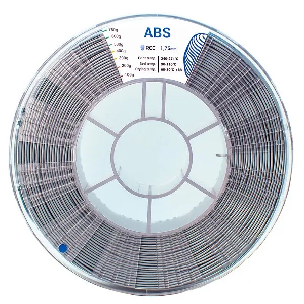 ABS пластик REC 1.75 мм серебристый