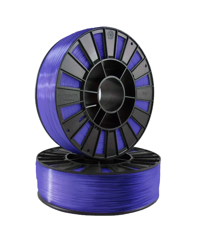 PETG пластик 3DMall 1,75 синий прозрачный