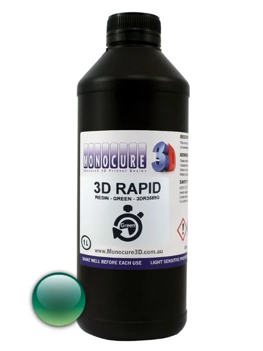 Фотополимер Monocure3D Rapid зелёный (1 л.)