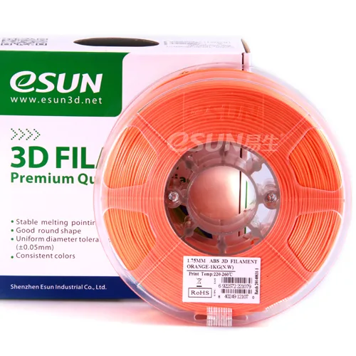 Нить для 3D-принтера eSUN 3D ABS оранжевый 2.85 мм