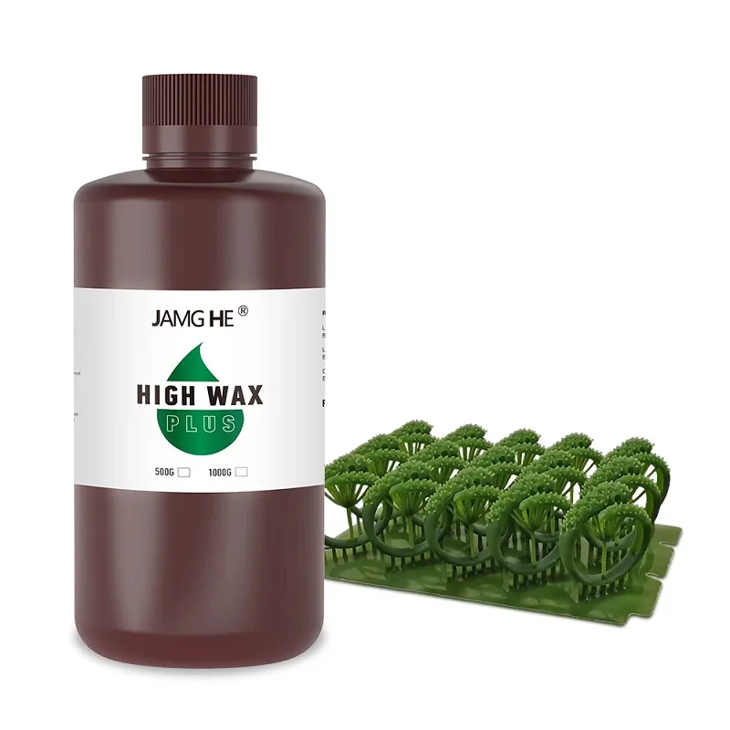 Фотополимерная смола Jamghe High Wax Plus 60% Зеленая 0.5л