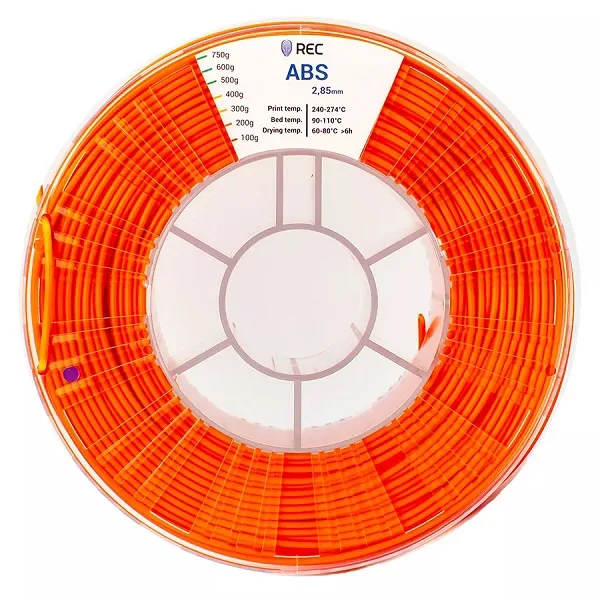 ABS пластик REC 2.85 мм оранжевый