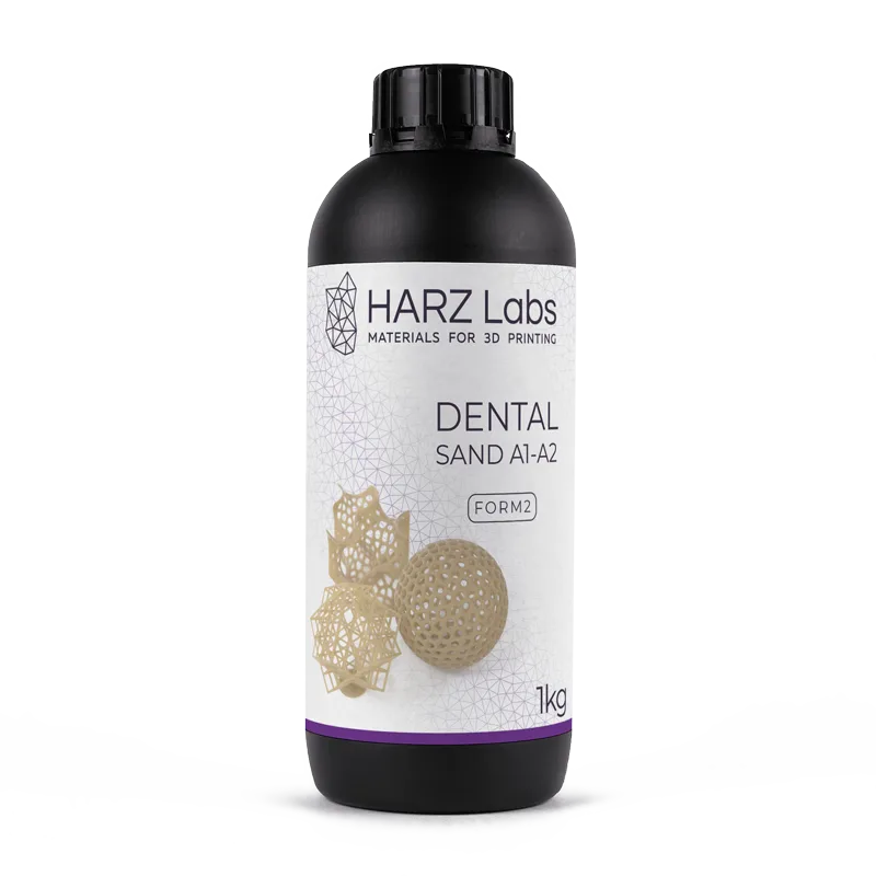 Фотополимер HARZ Labs Dental Sand A1-A2 Form2 1 кг