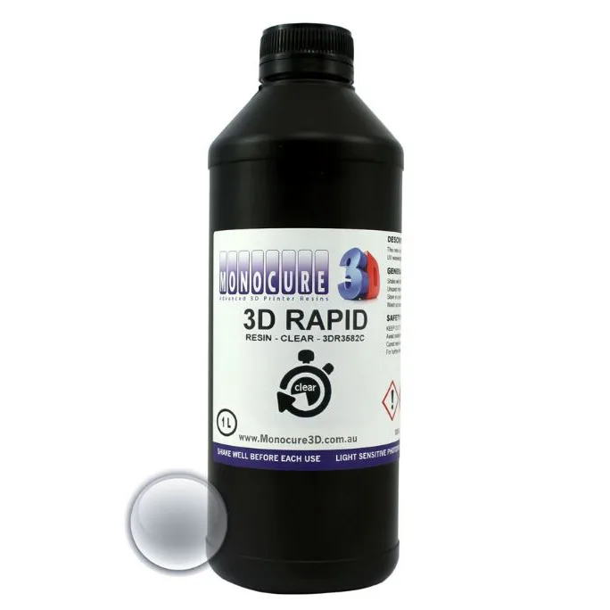 Фотополимер Monocure3D Rapid прозрачный (1 л.)