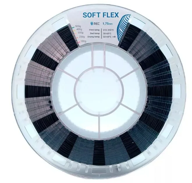 Soft Flex пластик REC 1.75 мм черный