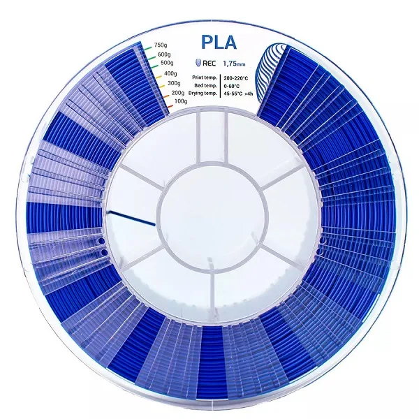 PLA пластик REC 1.75 мм синий