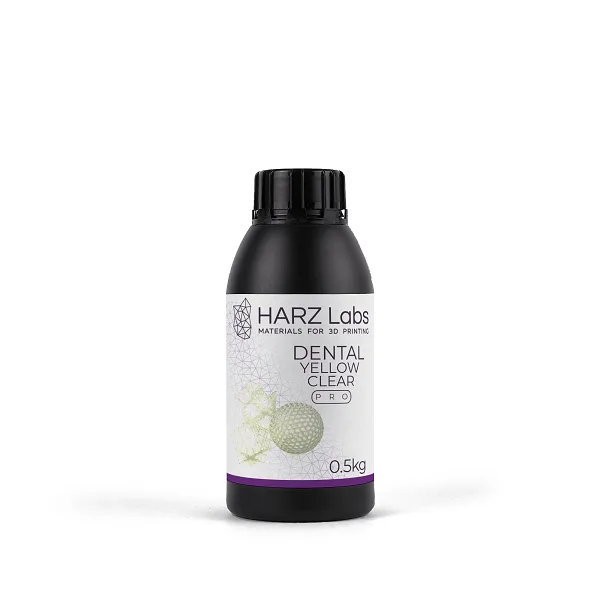 Фотополимер HARZ Labs Dental Yellow Clear PRO 0.5 кг