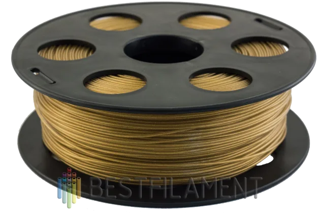 Пластик Bestfilament PETG золотистый металлик 1.75 мм, 1 кг
