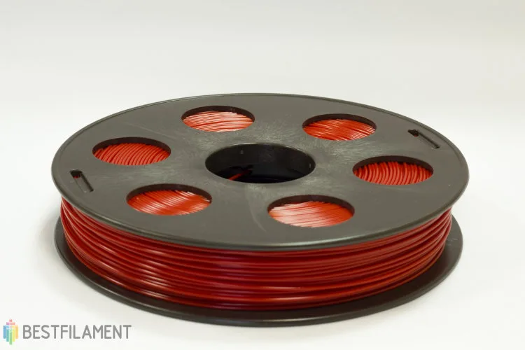 Красный ABS пластик Bestfilament 0.5 кг, 1.75 мм