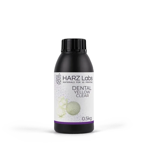 Фотополимер HARZ Labs Dental Yellow Clear 0,5 кг