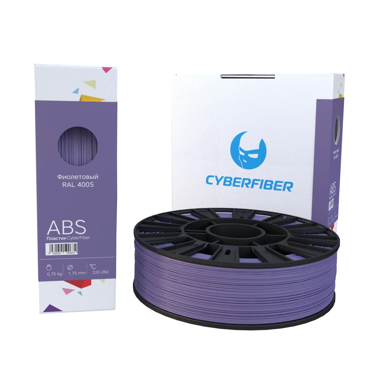 ABS пластик CyberFiber фиолетовый