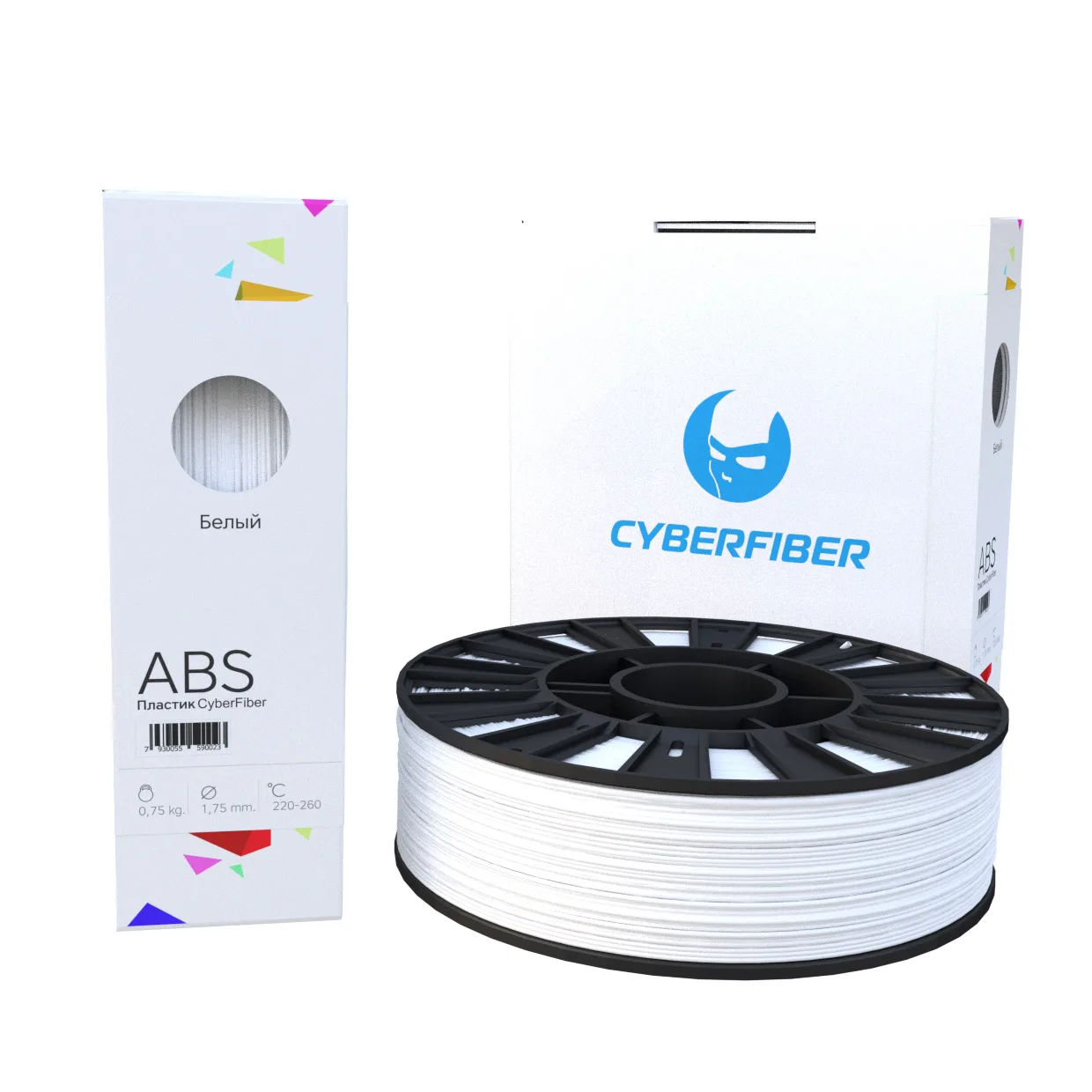ABS пластик CyberFiber белый