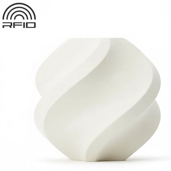 Катушка PLA Lite пластика Bambu lab RFID 1.75 мм 1кг белая