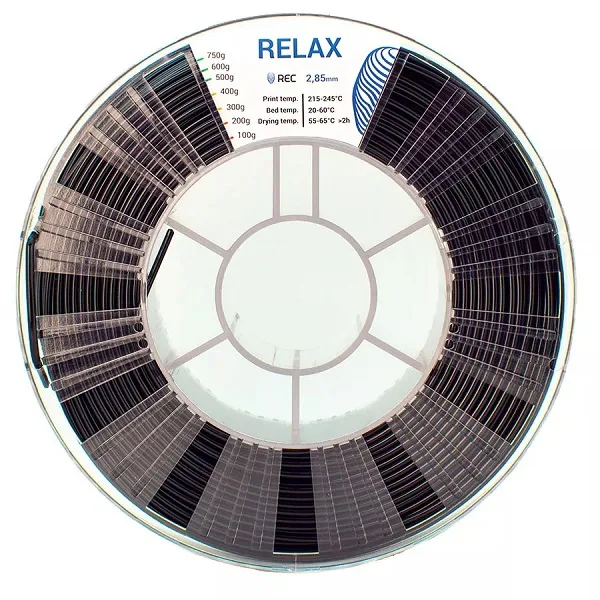 RELAX пластик REC 2.85 мм, 750 гр черный