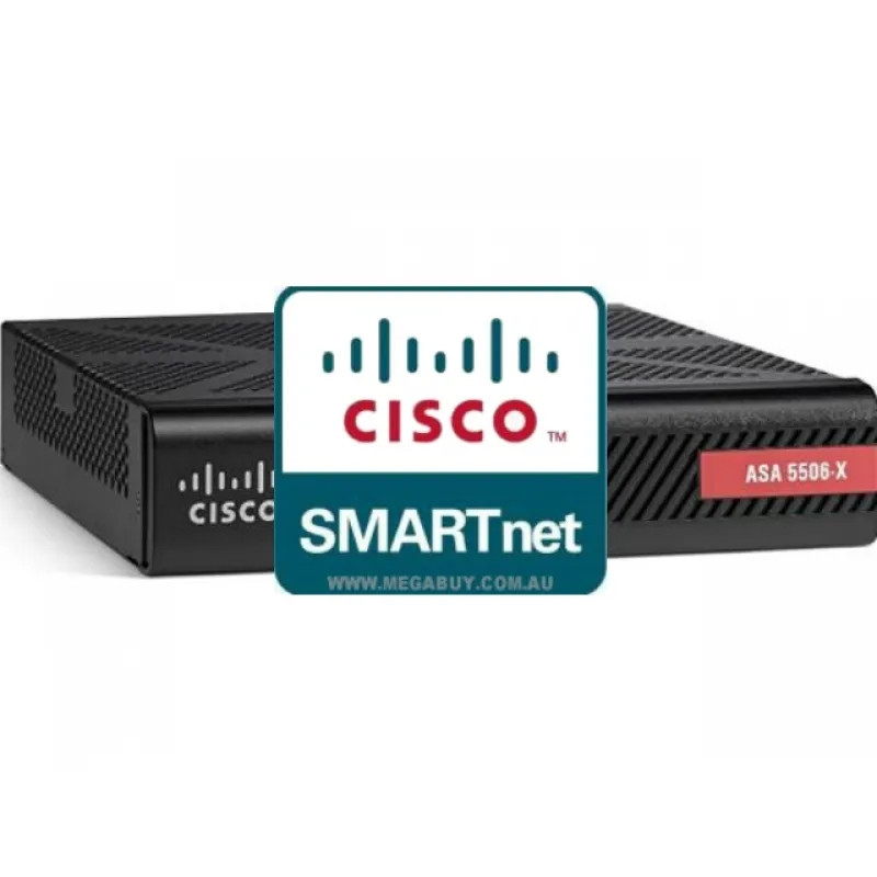 CON-SNT-ASA556K8 Cisco SMARTnet сервисный контракт межсетевого экрана ASA5506 8X5XNBD на 1 год