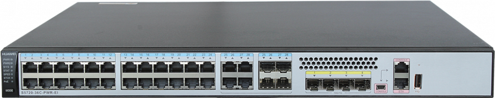 Коммутатор Huawei S5720-36C-PWR-EI-DC