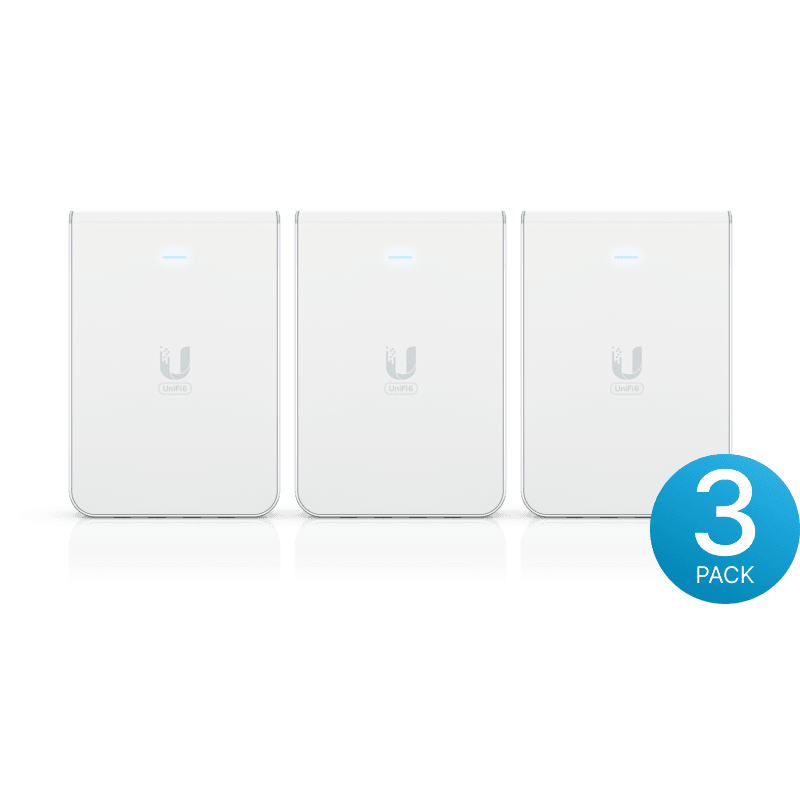 Ubiquiti Точка доступа U6 In-Wall (3-pack) U6IW3 (U6-IW-3)
