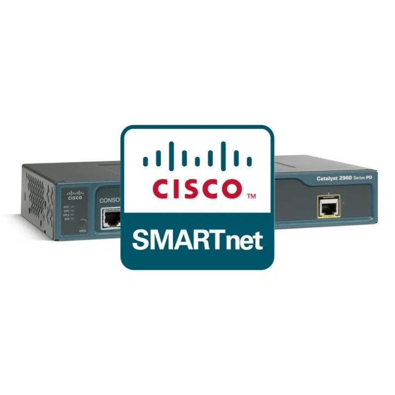 CON-SNT-C2960P8T Cisco SMARTnet сервисный контракт коммутатора CatalystWS-C2960PD-8TT-L 8X5XNBD 1год