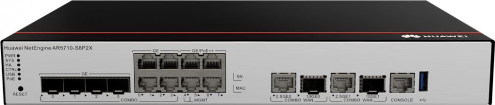 Маршрутизатор Huawei NetEngine AR5710-S8P2X