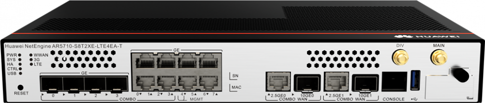 Маршрутизатор Huawei NetEngine AR5710-S8T2XE-LTE4EA-T