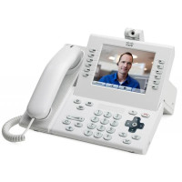 CP-9971-WL-CAM-K9 Cisco IP видеотелефон, 6 линий, 2 x GE RJ-45, Color LCD 640х480, SIP, PoE