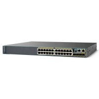WS-C2960S-24PS-L Cisco Catalyst стекируемый PoE+ (24PoE+ 370W) коммутатор 24 x GE, 2 x SFP, LAN Base