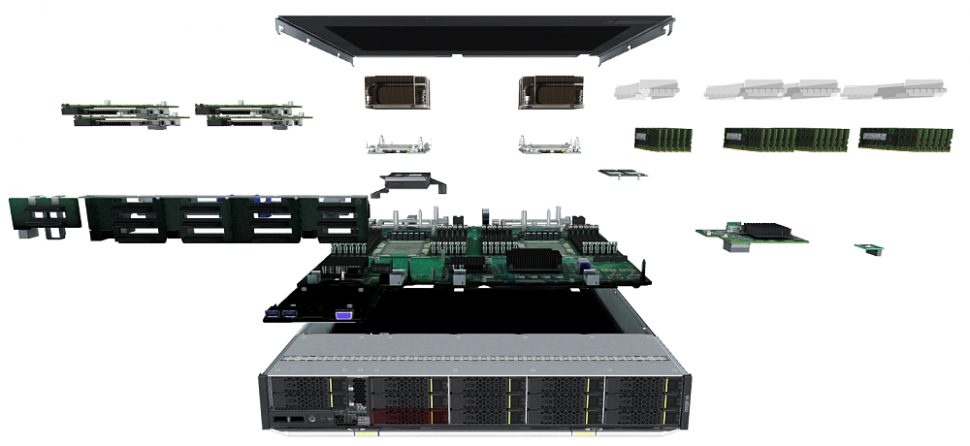 Серверный узел xFusion FusionServer CH225 V5