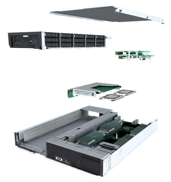 Серверный узел xFusion FusionServer CH222 V3