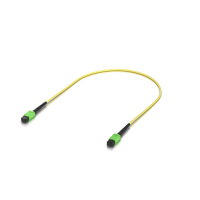 Оптоволоконный патч-корд Ubiquiti OS2 MPO-12 APC 0,5M UACCOFCSAMPMP0.5M (UACC-OFC-SA-MPMP-0.5M)