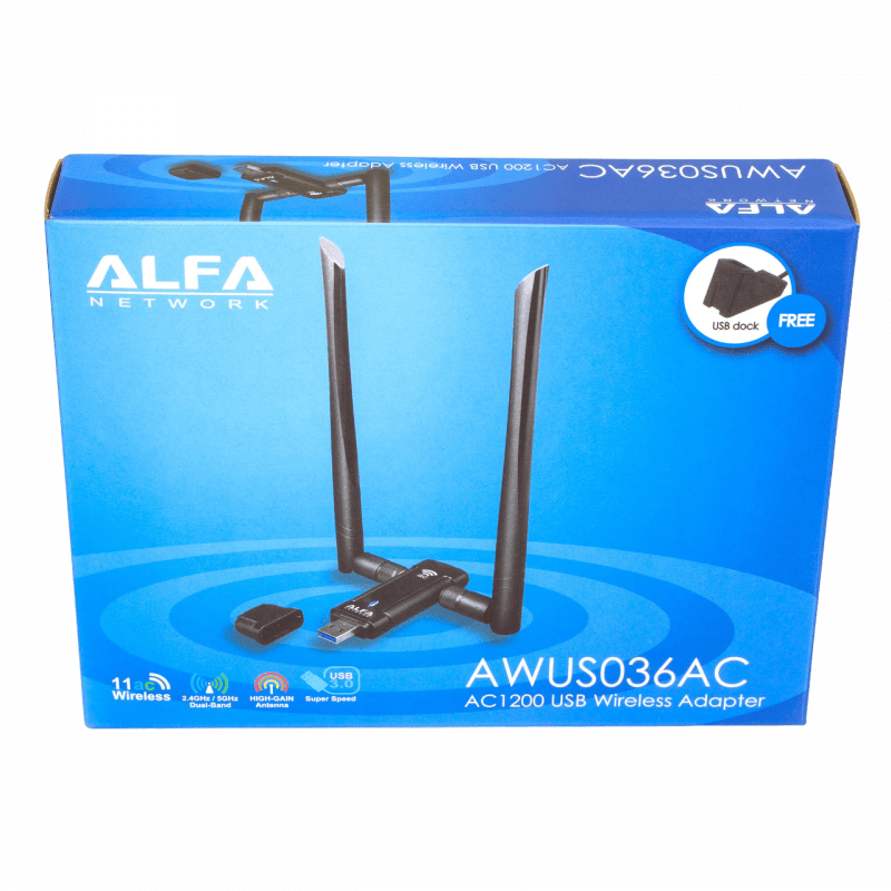 Ubiquiti Wi-Fi адаптер Alfa AWUS 036ACM AWUS036ACM (AWUS036ACM)