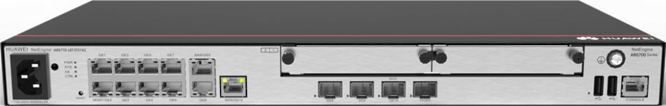 Маршрутизатор Huawei NetEngine AR6710-L8T3TS1X2