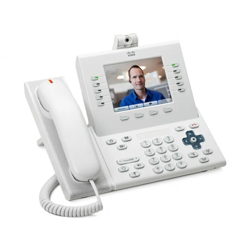 CP-9951-WL-CAM-K9 Cisco IP видеотелефон, 5 линий, 2 x GE RJ-45, Color LCD 640х480, SIP, PoE