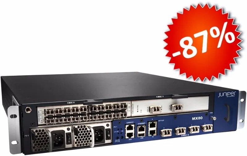 Маршрутизатор Juniper MX80-48T-AC-B