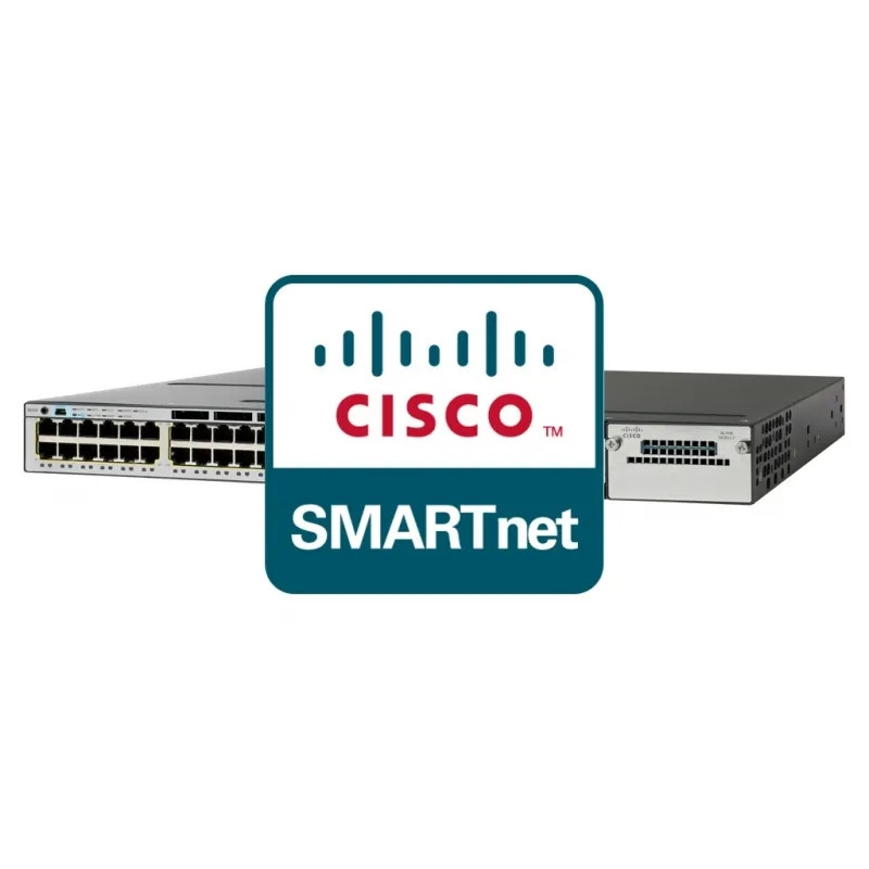 CON-SNT-3750X4TL Cisco SMARTnet сервисный контракт коммутатора Catalyst WS-C3750X-48T-L 8X5XNBD 1год