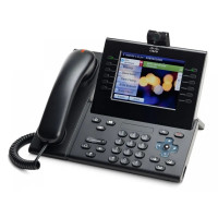 CP-9971-C-CAM-K9 Cisco IP видеотелефон, 6 линий, 2 x GE RJ-45, Color LCD 640х480, SIP, PoE