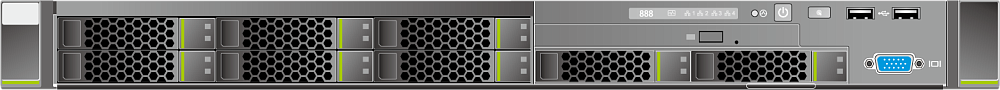 Сервер xFusion FusionServer RH1288 V3, 8 дисков