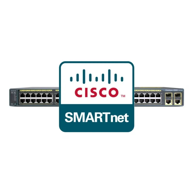 CON-SNT-C29604TC Cisco SMARTnet сервисный контракт коммутатора Catalyst WS-C2960-48TC-L 8X5XNBD 1год