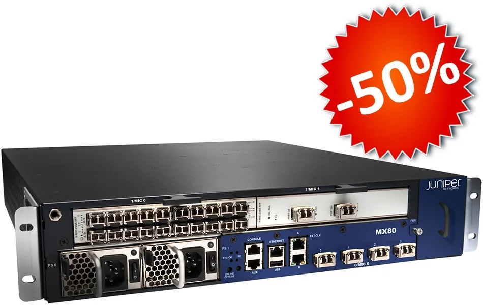 Маршрутизатор Juniper MX80-T-AC