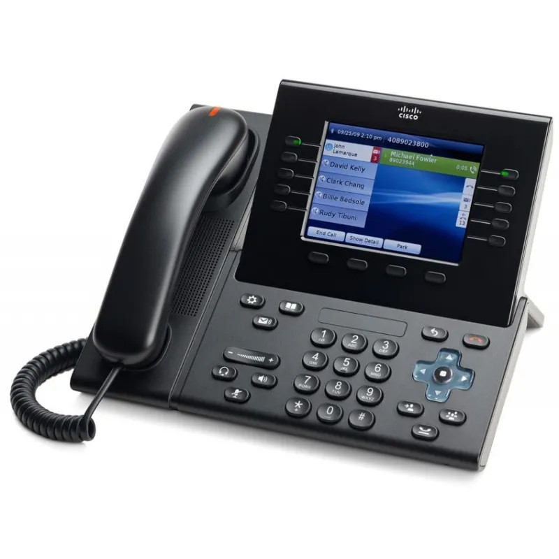 CP-8961-CBE-K9 Cisco IP телефон 5 линий SIP, 2 x GE PoE, Color LCD 640х480, 2 x USB