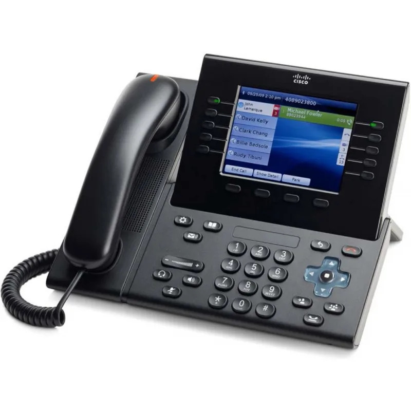 CP-8961-C-K9 Cisco IP телефон, 5 линий SIP, 2 x GE PoE, LCD 640х480 Color, 2 x USB