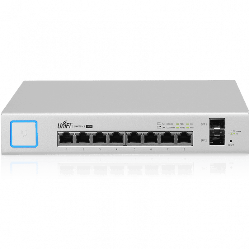 Ubiquiti Коммутатор Unifi Switch 8 150W US8150W (US-8-150W)