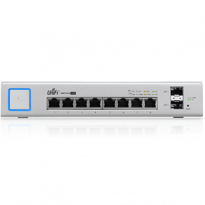 Ubiquiti Коммутатор Unifi Switch 8 150W US8150W (US-8-150W)