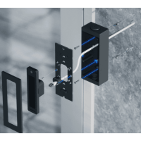 Ubiquiti настенный монтажный бокс Reader Pro Junction Box, чёрный UACCReaderProJBB (UACC-Reader-Pro-JB-B)