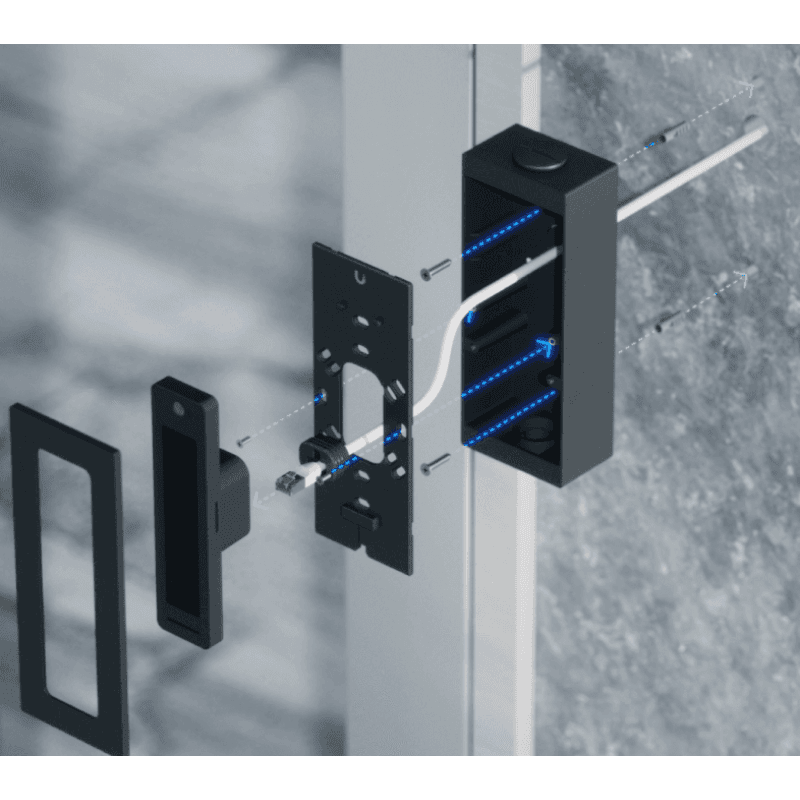 Ubiquiti настенный монтажный бокс Reader Pro Junction Box, чёрный UACCReaderProJBB (UACC-Reader-Pro-JB-B)