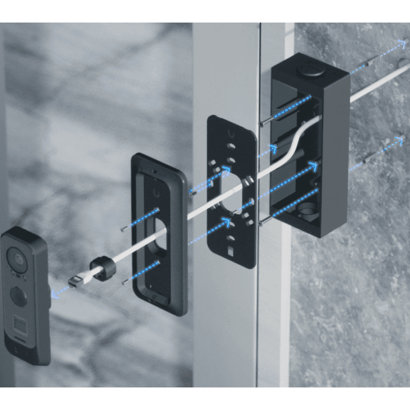 Ubiquiti настенный монтажный бокс Reader Pro Junction Box, чёрный UACCReaderProJBB (UACC-Reader-Pro-JB-B)