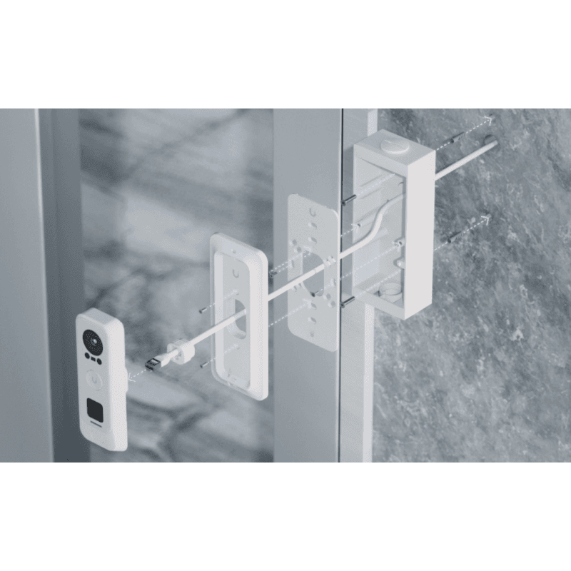 Ubiquiti настенный монтажный бокс Reader Pro Junction Box, белый UACCReaderProJBW (UACC-Reader-Pro-JB-W)